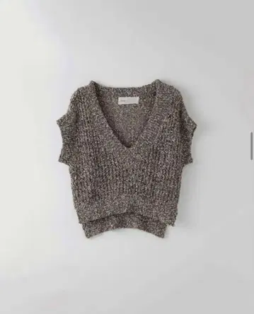 dium.melange 여름 니트 조끼 미사용품