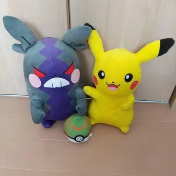 피카츄, 몰페코, 포켓몬 공 봉제 인형 세트