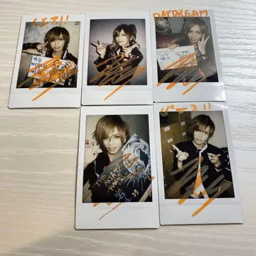 Royz 지야 폴라로이드 사인 포함 5종 세트