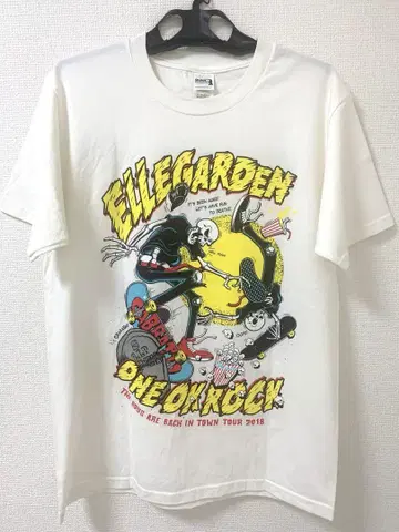 ELLEGARDEN ONE OK ROCK 투어 티셔츠 2018