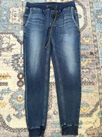 다크 블루 XL 스트레치 데님 팬츠