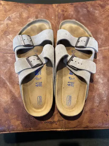 BIRKENSTOCK 베이지 스웨이드 애리조나 41