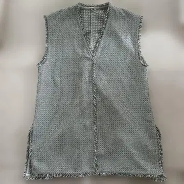 그린 슬리브리스 튜닉 PLST S