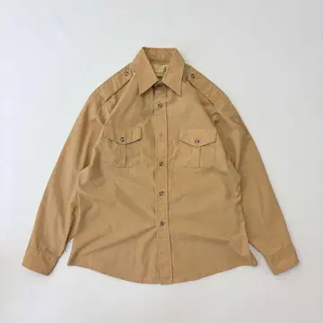 60s - 70s 빈티지 시어스 밀리터리 셔츠 L