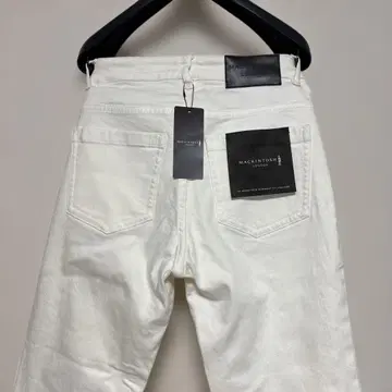 MACKINTOSH 화이트 크롭 데님 택 포함 새상품
