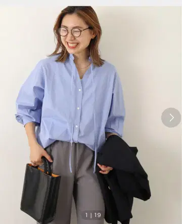 저널 스탠다드 리룸 라이트 블루 긴팔 셔츠