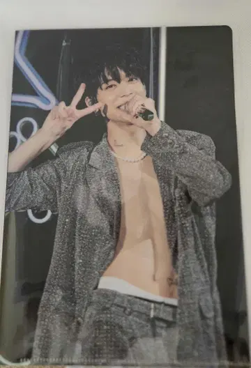 진심 콘서트 사진 클리어 파일 A5