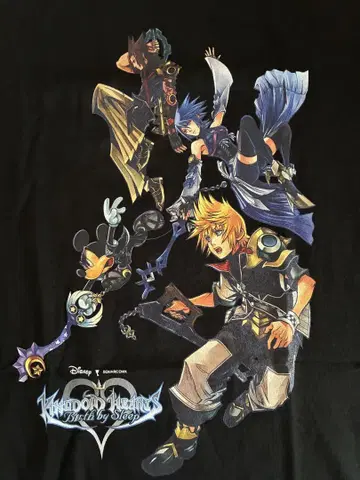 KINGDOM HEARTS 킹덤 하츠 티셔츠 디즈니 게임
