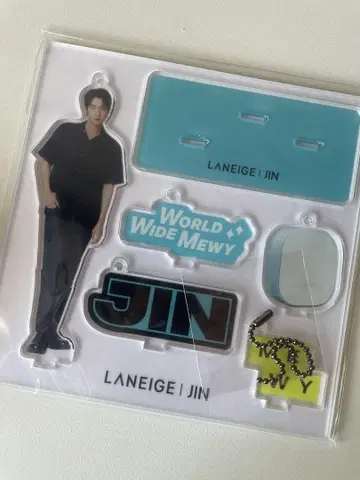 LANEIGE JIN 아크릴 스탠드 세트 키링 BTS