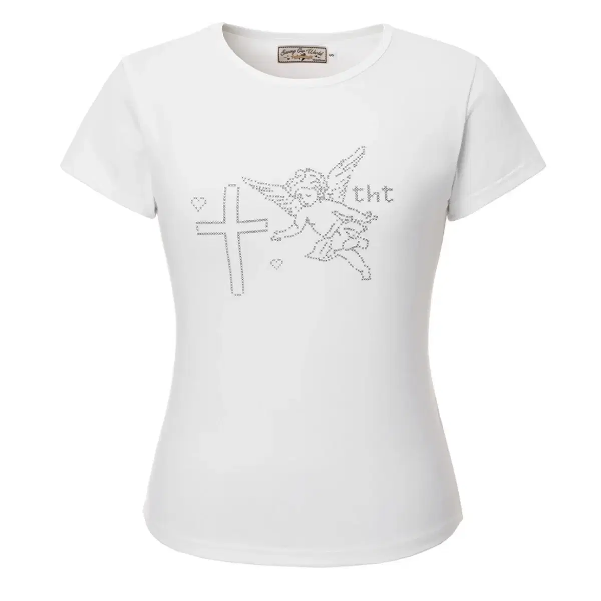 threetimes☆Pixel angel tee Tシャツ threetimes ♥ Pixel angel tee /追跡付 (threetimes/Tシャツ