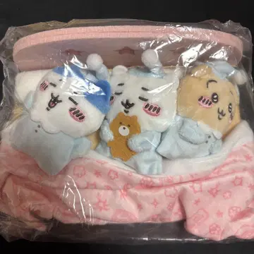 치이카와 (먼작귀) 오야스미 베드와 연결되는 마스코트 세트 미사용 새상품