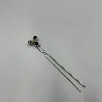 055 세잎클로버 디자인 금속제 머리 장식 빈티지