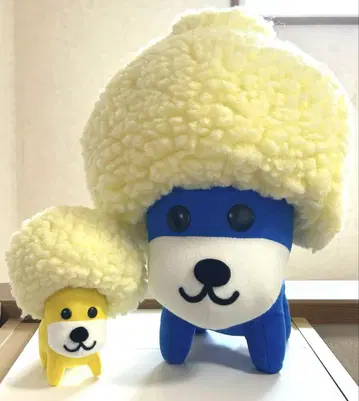 아프로 개 바닐라 세븐틴 아이스 경품 봉제 인형