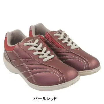DUNLOP 여성용 펄 레드 스니커즈