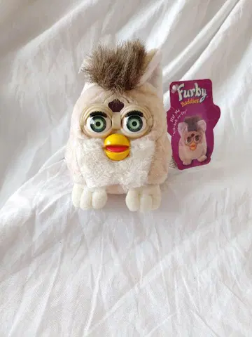 레어 TOMY 퍼비 쁘띠 봉제 인형 1998년 레트로 미사용