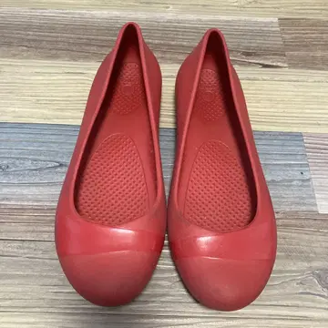 Crocs 레드 플랫 슈즈 w8