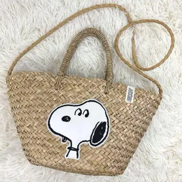ZARA 자라 SNOOPY 스누피 바스켓 백 숄더 핸드백