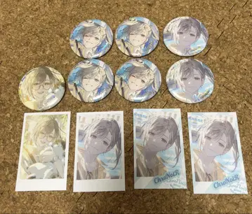 니지산지 ChroNoiR Blue Memories 폴라로이드 캔뱃지 카나