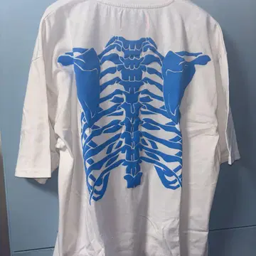 GALLIS addition 발포 BONE 티셔츠 뼈 백 프린트
