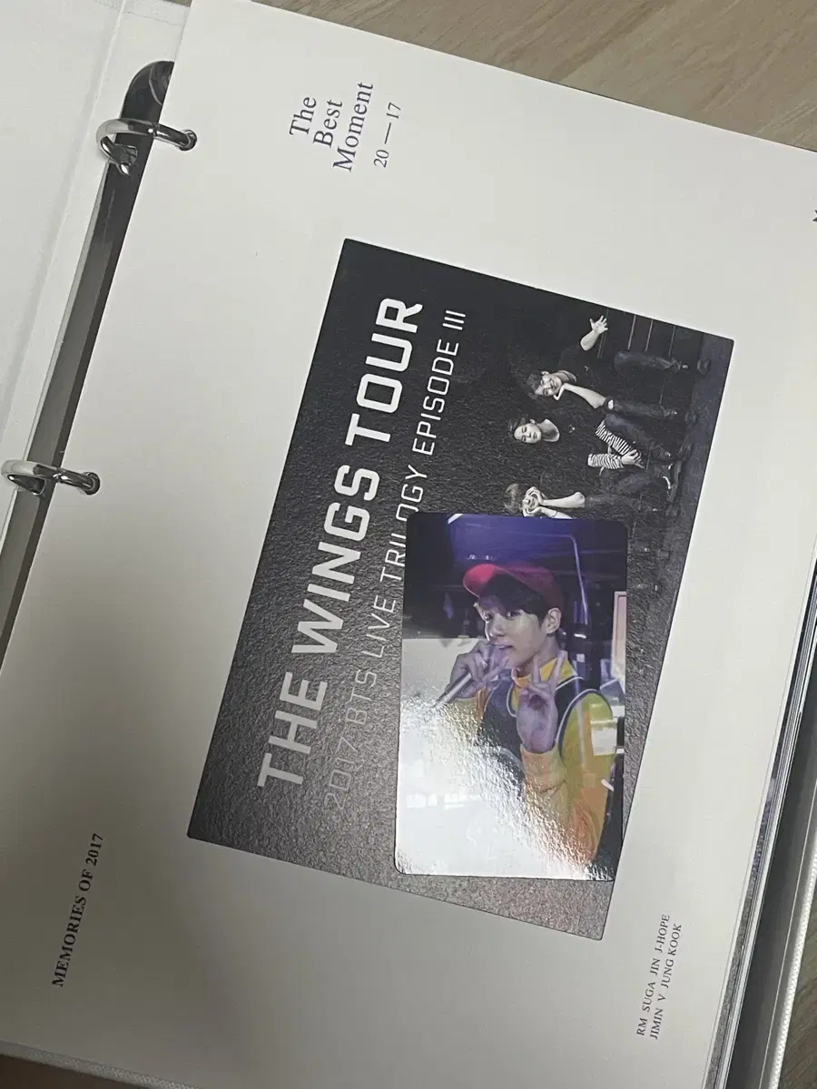 Bangtan Memories 2017 Jungkook poca full set