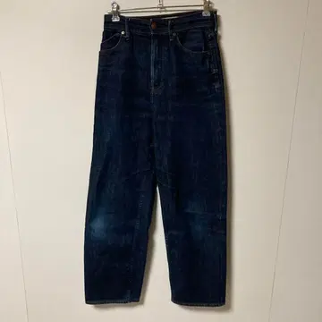 YANUK 다크 블루 스트레이트 데님 하이 웨스트