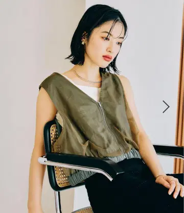 LEPSIM 얇은 명주 그물 도킹 베스트 카키