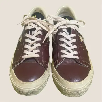 컨버스 원스타 27cm 브라운 가죽