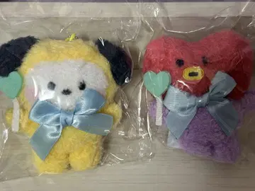 BTS minini PLUSH KEYRING [ANGEL]