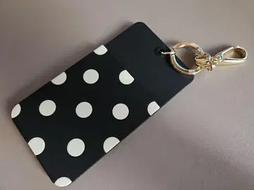 Kate Spade 패스 케이스 블랙 도트