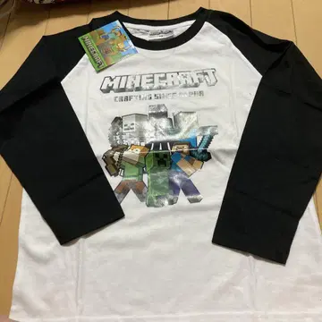 Minecraft 캐릭터 긴팔 티셔츠 140 사이즈