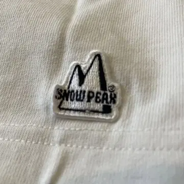 SNOW PEAK CAMP 티셔츠 화이트