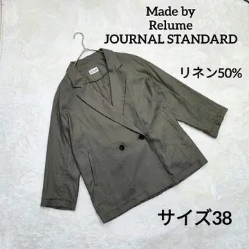 Relume JOURNAL STANDARD 자켓 린넨 50% 카키