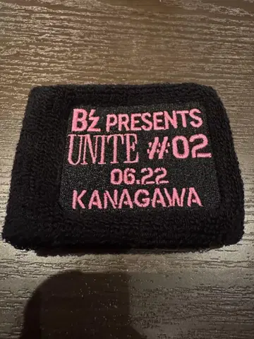 B'z UNITE #02 리스트 밴드 블랙