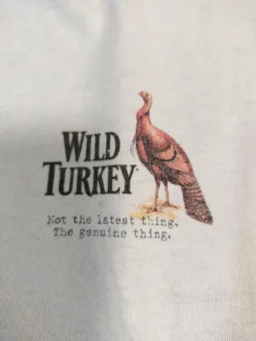 WILD TURKEY 와일드 터키 로고 티셔츠 빈티지 티셔츠