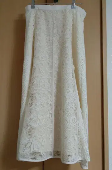 로즈 티아라 전체 레이스 스커트
