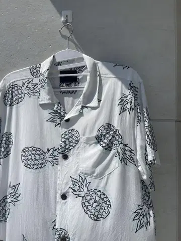 RAYON ALOHA SHIRTS 파인애플 패턴