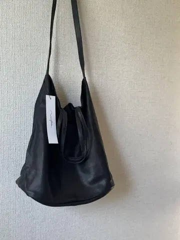 morphee 가죽 백 숄더백 염소 가죽 블랙