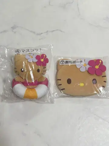 일광화상 키티 당첨 복권 마스코트&파우치