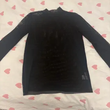 STYLEMIXER 튤 하이넥 탑