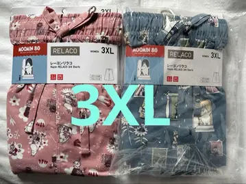 3XL 유니클로 리라코 무민 레이온 빅 사이즈 묶음 판매 귀여운