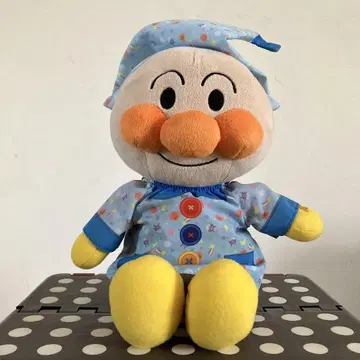 호빵맨 봉제 인형 스카이블루 별 패턴
