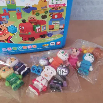 호빵맨 즐거운 탈것 버킷 블록 마스코트