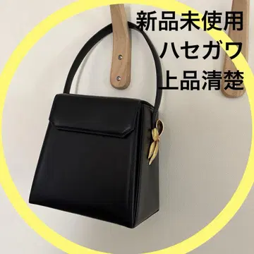 하세가와 황실 지정 새상품 포멀 백 스퀘어 백 소가죽 청순 새상품급
