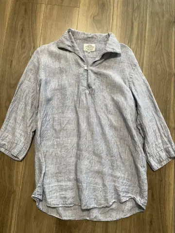 UNITED ARROWS 린넨 7부 소매 셔츠 M