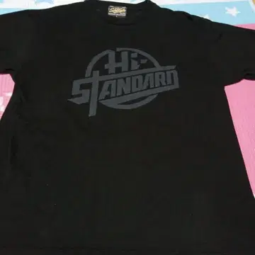 하이 스탠다드 Hi-STANDARD 서클 티셔츠 블랙 L