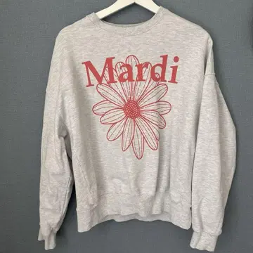 Mardi 꽃무늬 프린트 트레이닝복 그레이