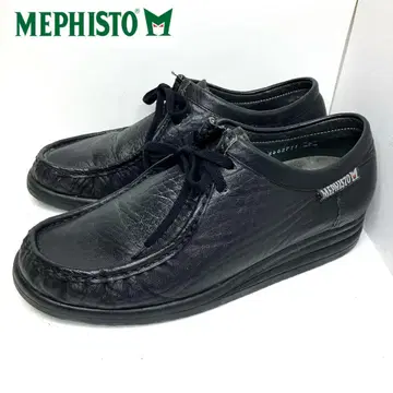 MEPHISTO 메피스토 티롤리안 신발 가죽 신발 가죽 블랙 남성용