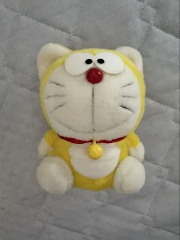 도라에몽 레트로 도라에몽 봉제 인형 노랑 컬러 귀가 달린 도라에몽
