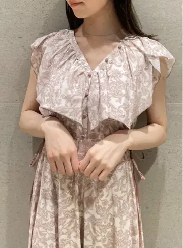 SNIDEL 허리 슬릿 원피스 PBEG 0 사이즈