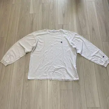 챔피온 화이트 롱 T